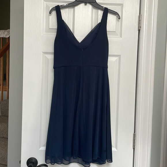 Blue Cachet formal dress with detailing in front - Picture 2 of 2